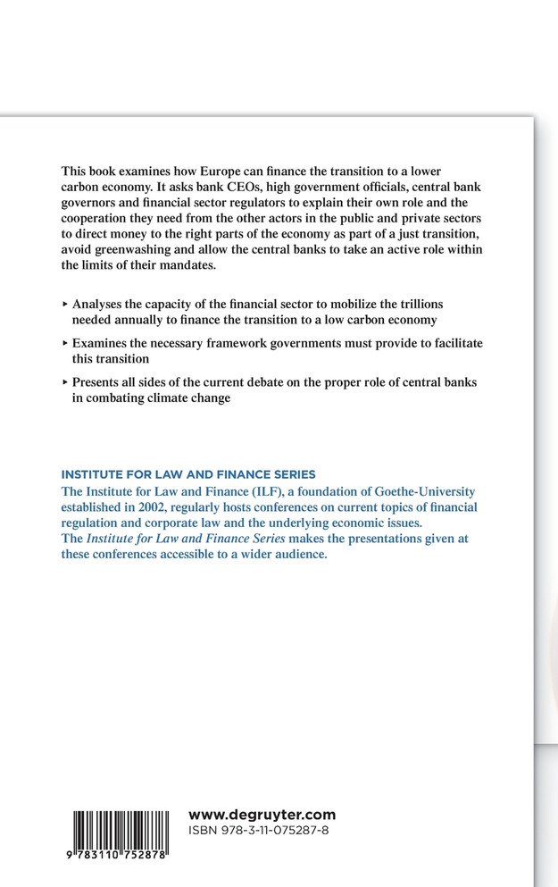 Green Banking and Green Central Banking