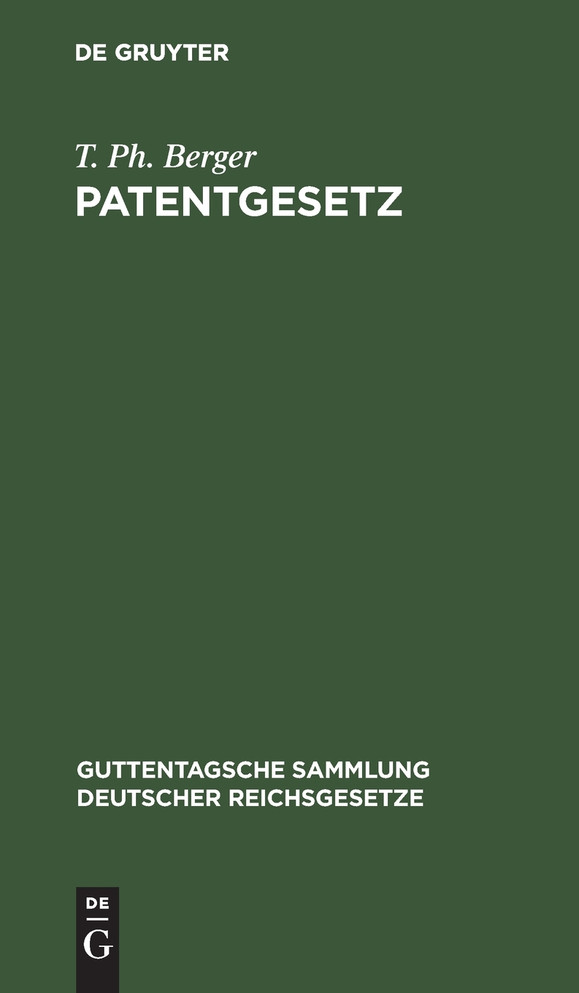 Patentgesetz