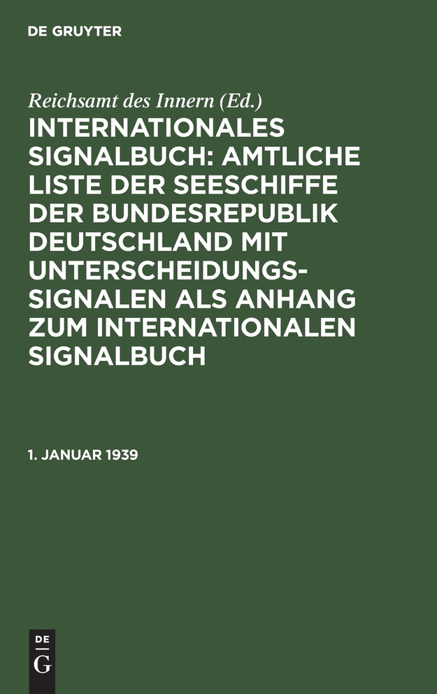 1. Januar 1939