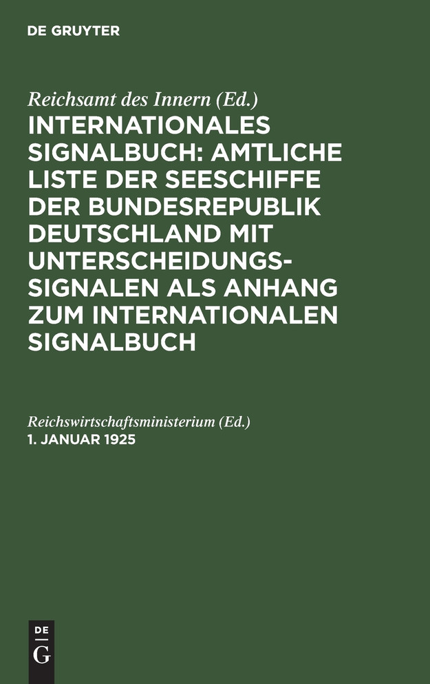 1. Januar 1925