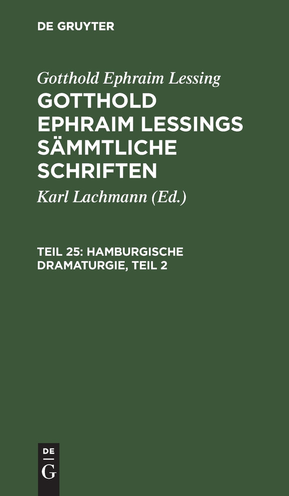 Hamburgische Dramaturgie, Teil 2