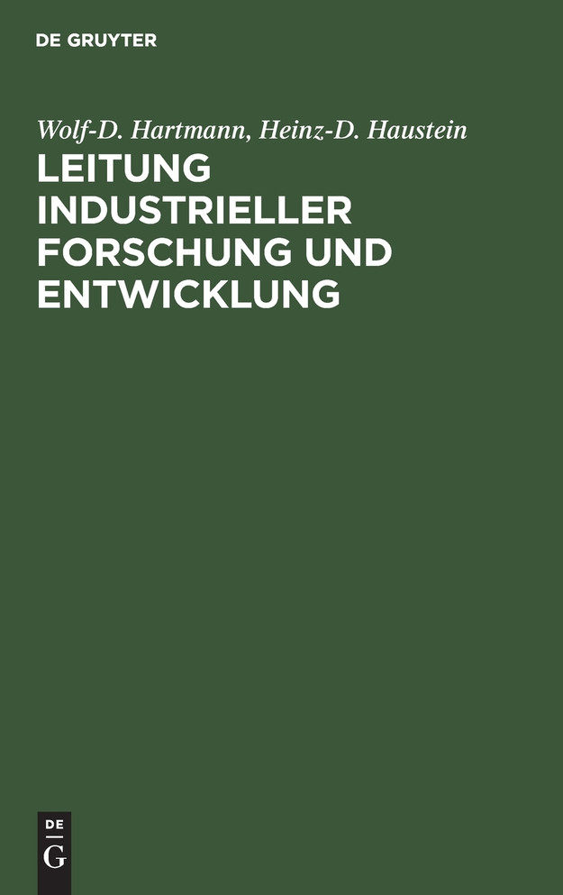 Leitung industrieller Forschung und Entwicklung
