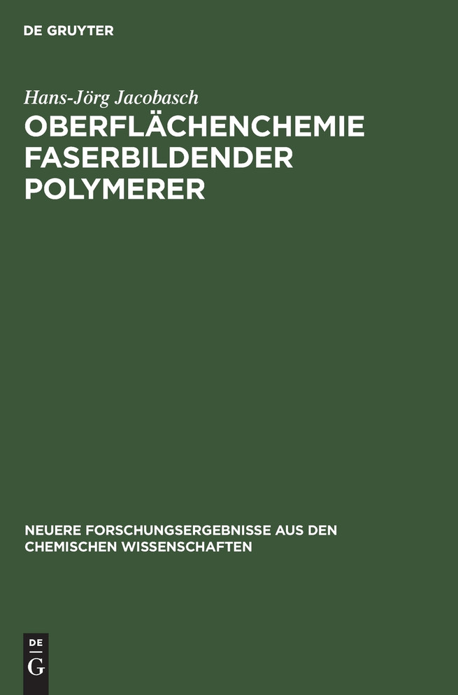 Oberflächenchemie faserbildender Polymerer