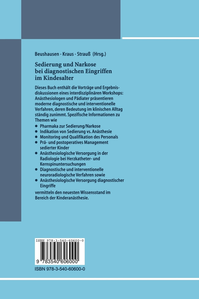 Sedierung und Narkose