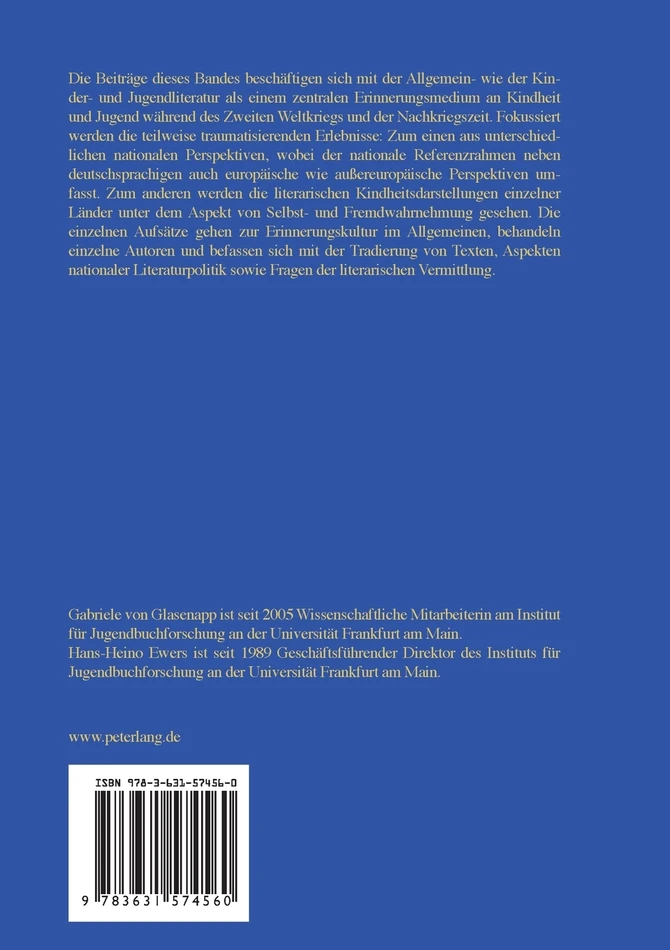 Kriegs- und Nachkriegskindheiten