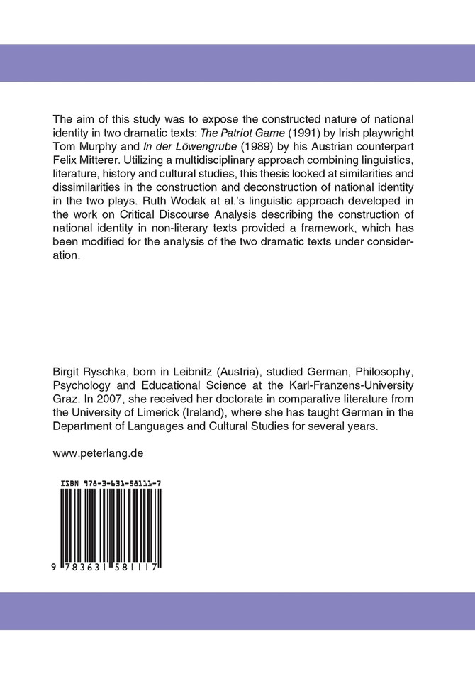 Constructing and Deconstructing National Identity