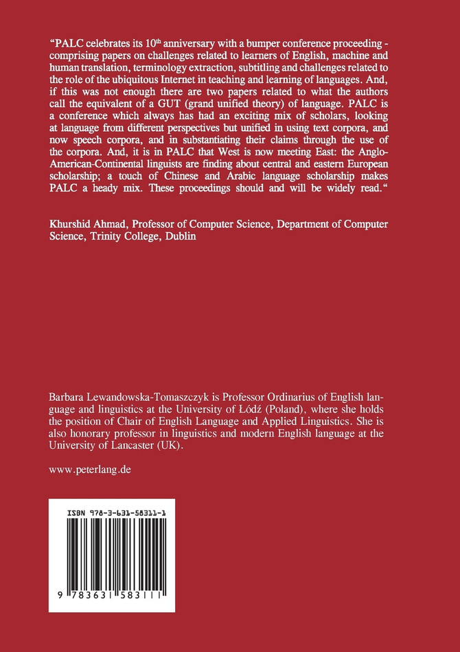 Corpus Linguistics, Computer Tools, and Applications - State of the Art