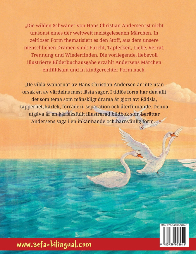 Die wilden Schwäne - De vilda svanarna (Deutsch - Schwedisch)