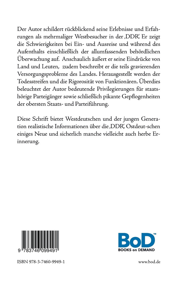 So war es damals drüben