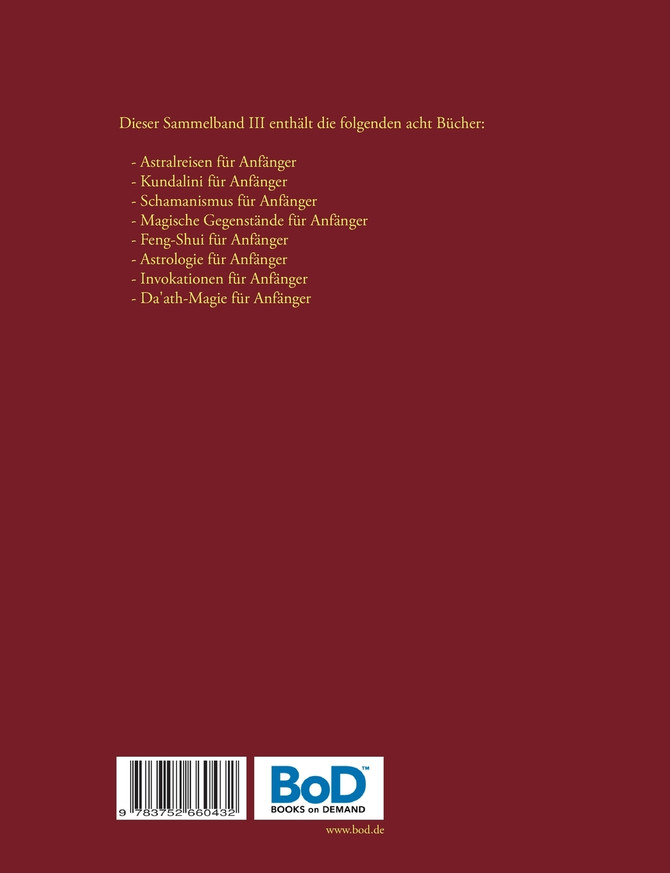 Magie für Anfänger  -  Sammelband III