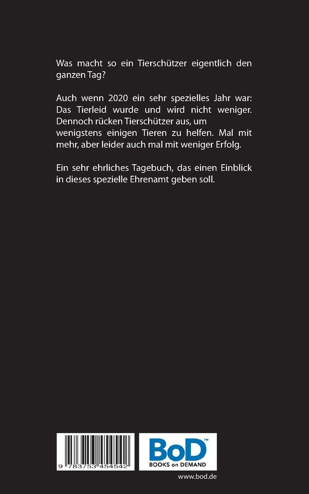 Tagebuch eines Tierschützers