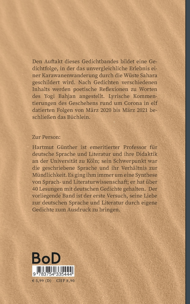 Spuren im Wüstensand