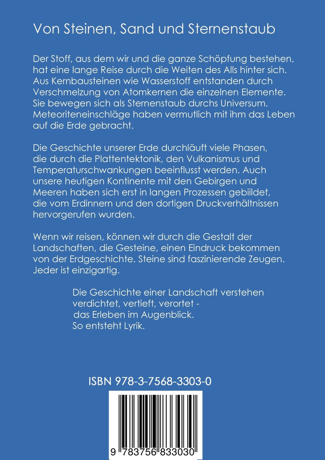 Von Steinen, Sand und Sternenstaub