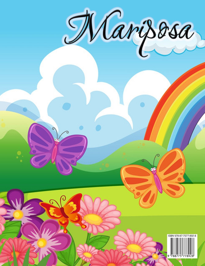 Libro para colorear de mariposas para niños
