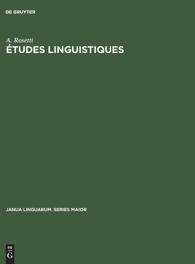 Études linguistiques