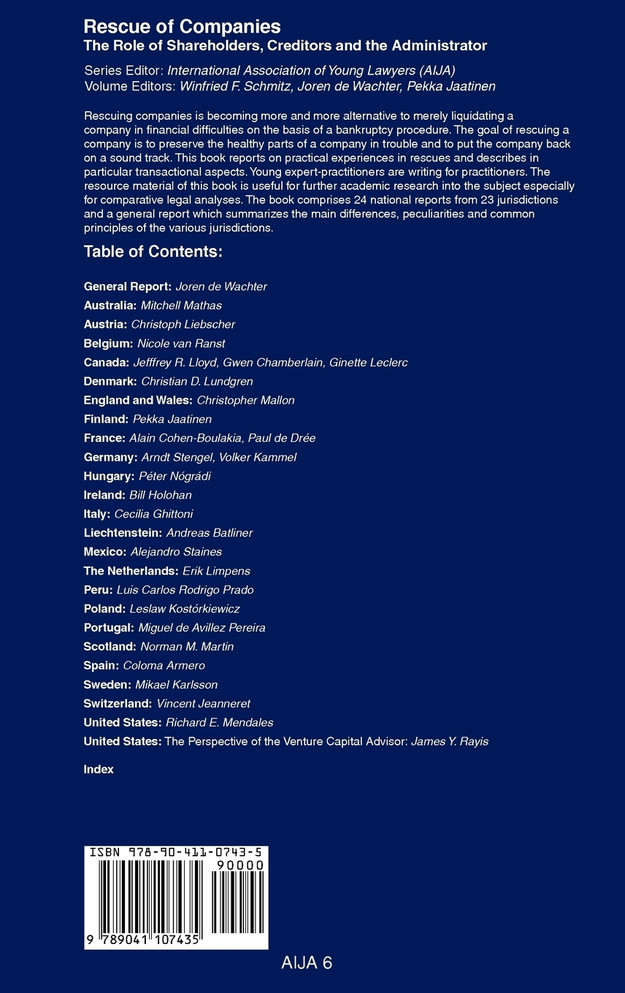 Rescue Of Companies, The Role Of Shareholders, Creditors