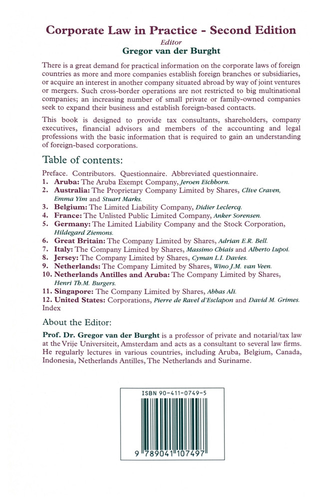 Corporate Law In Practice, Second Edition