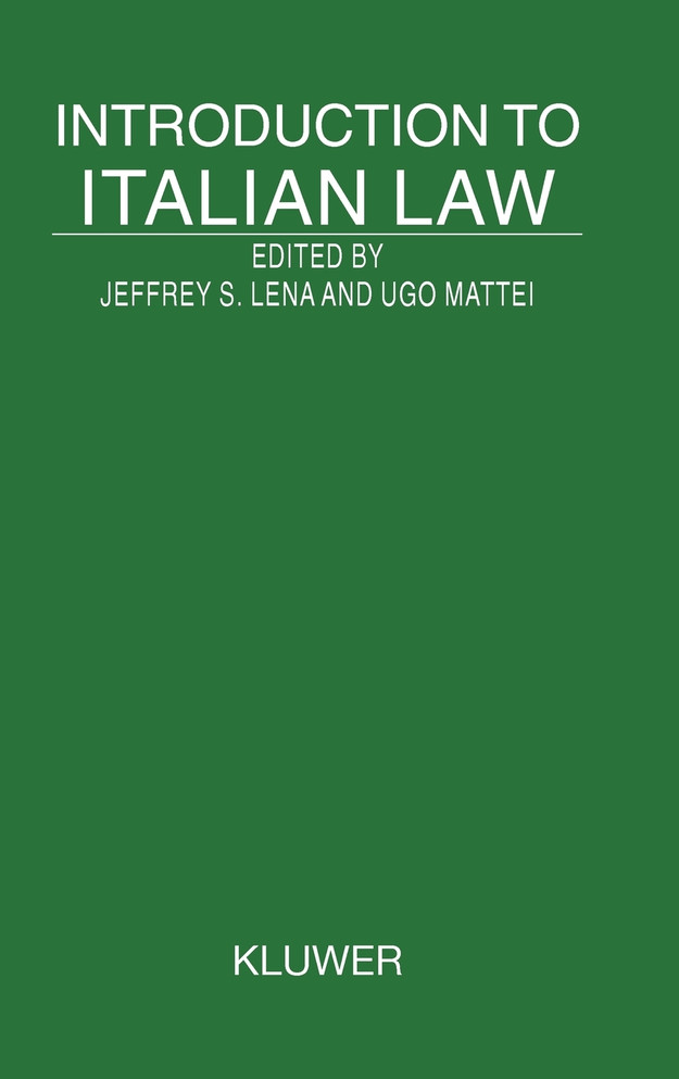 Introduction to Italian Law