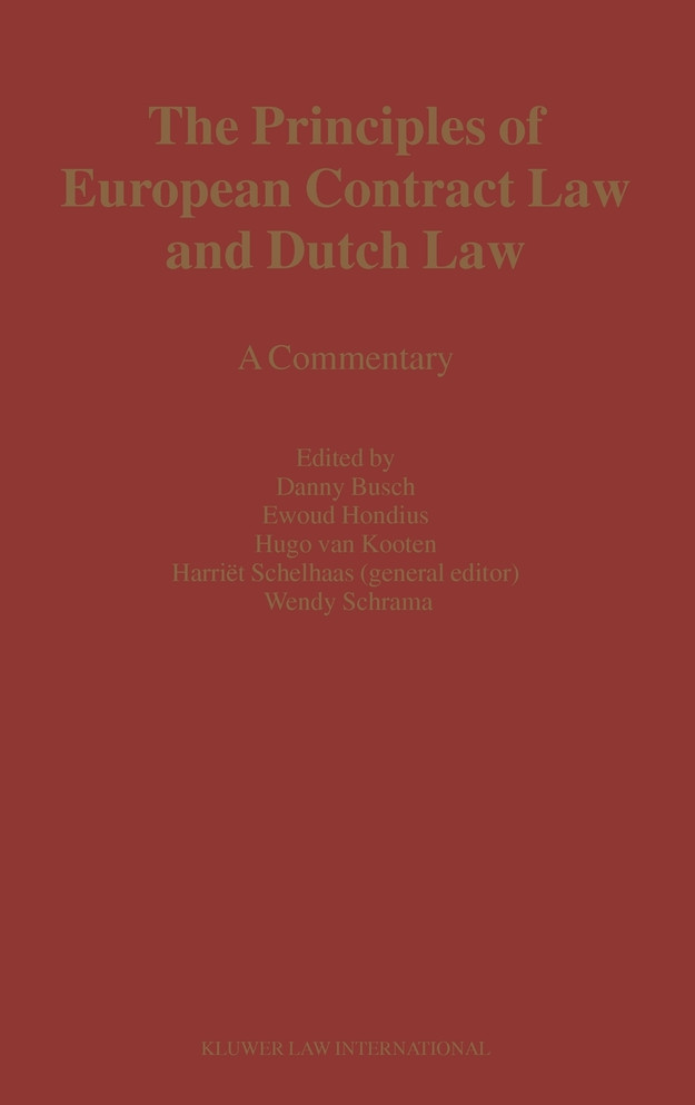 The Principles of European Contract Law and Dutch Law