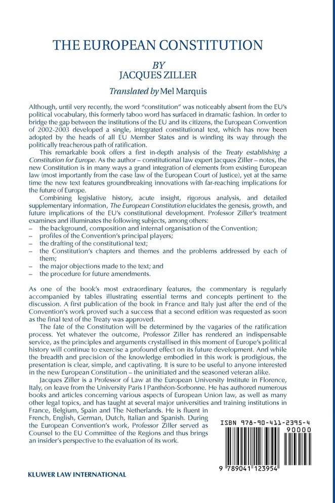 The European Constitution