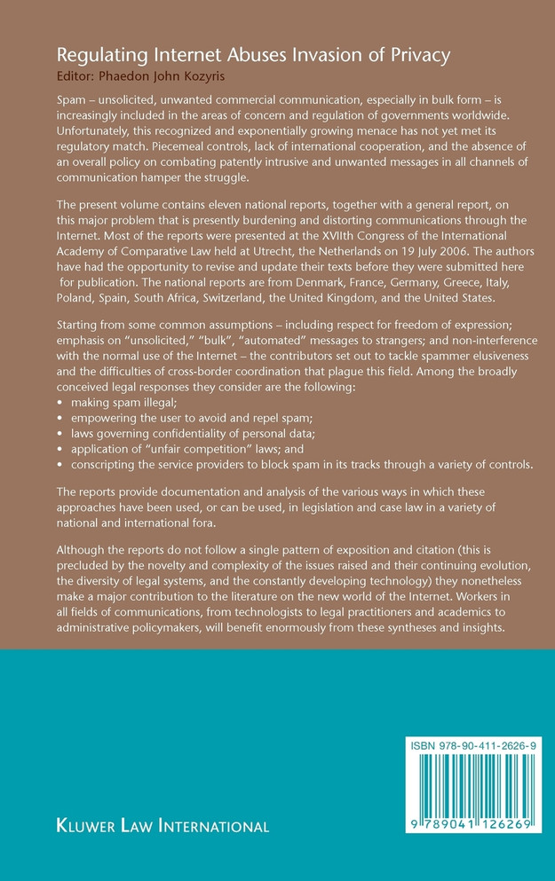 Regulating Internet Abuses