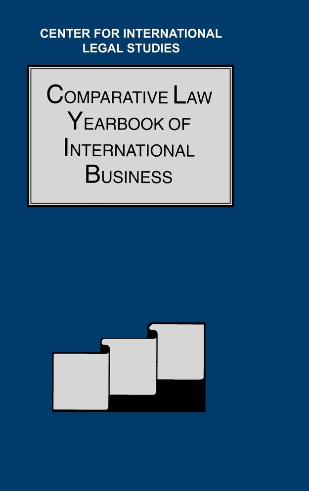 Comparative Law Yearbook of International Business 2000