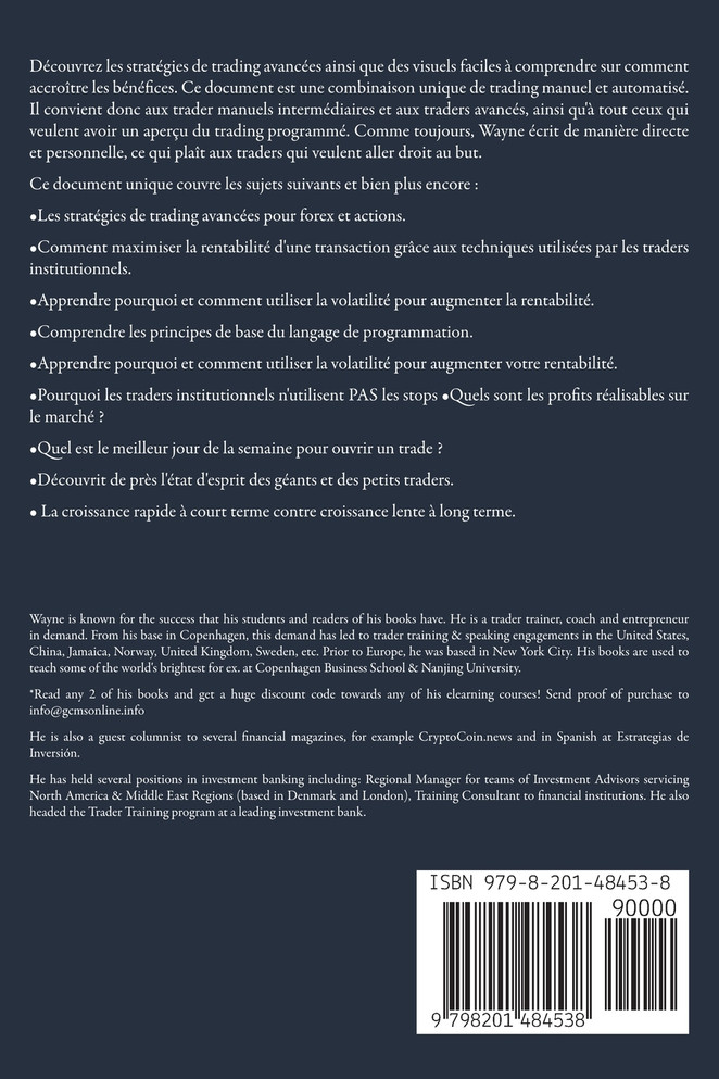 Conseiller expert et stratégies de trading Forex