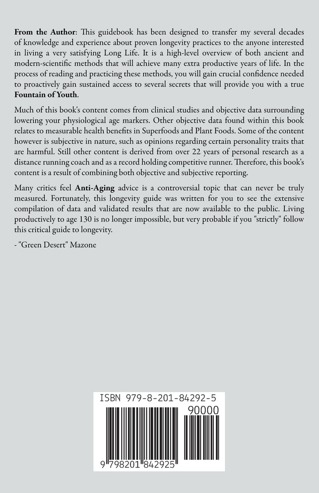 Anti-Aging and Longevity Handbook & Formulas