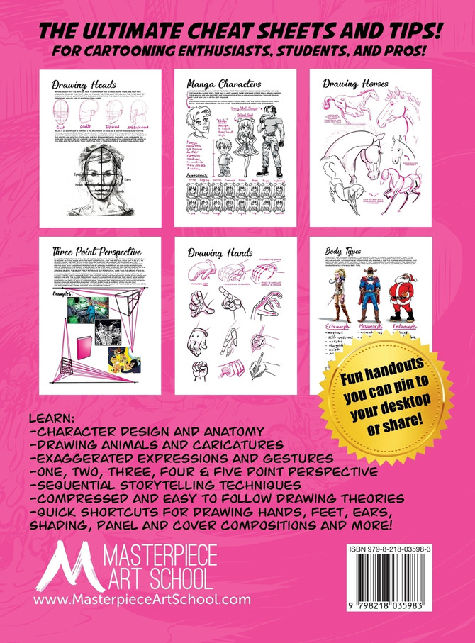 Easy and Fun CARTOONING TECHNIQUES for Drawing Comics and Manga