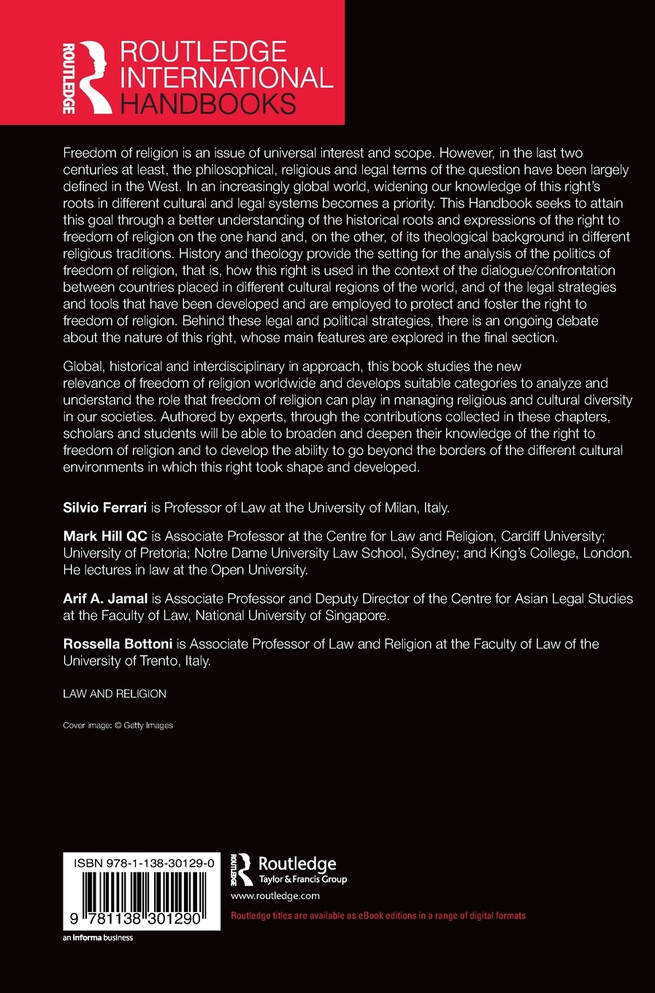 Routledge Handbook of Freedom of Religion or Belief
