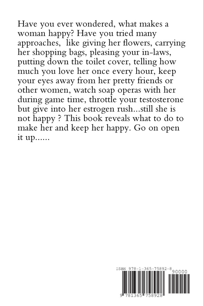 What should you do  to make  your woman happy