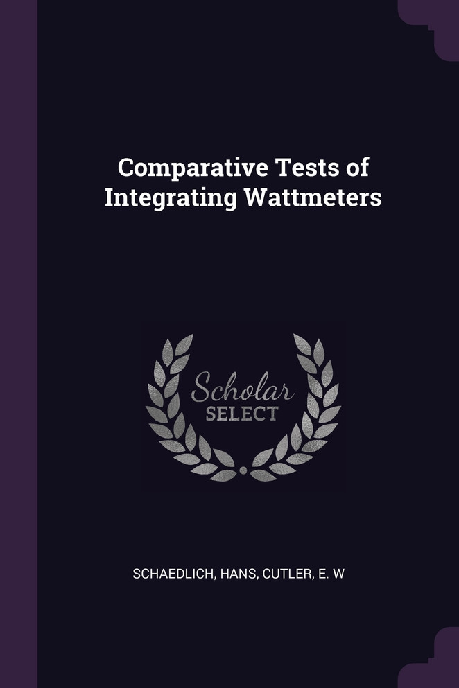 Comparative Tests of Integrating Wattmeters