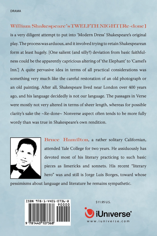 William Shakespeare's Twelfth Night [Re-Done]
