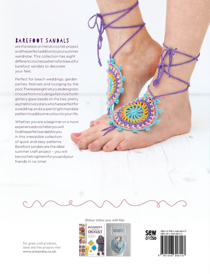 Crochet Barefoot Sandals