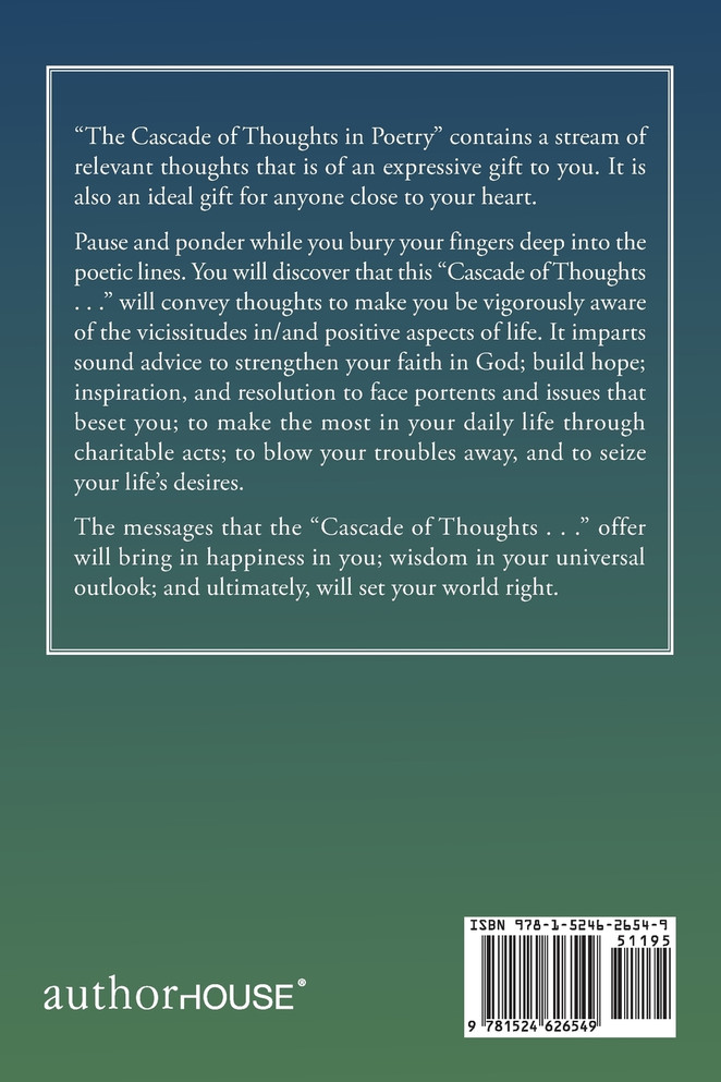 A Cascade of Thoughts in Poetry