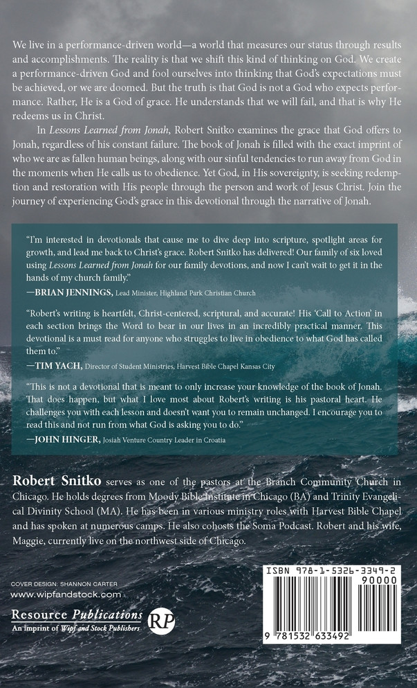 Lessons Learned from Jonah