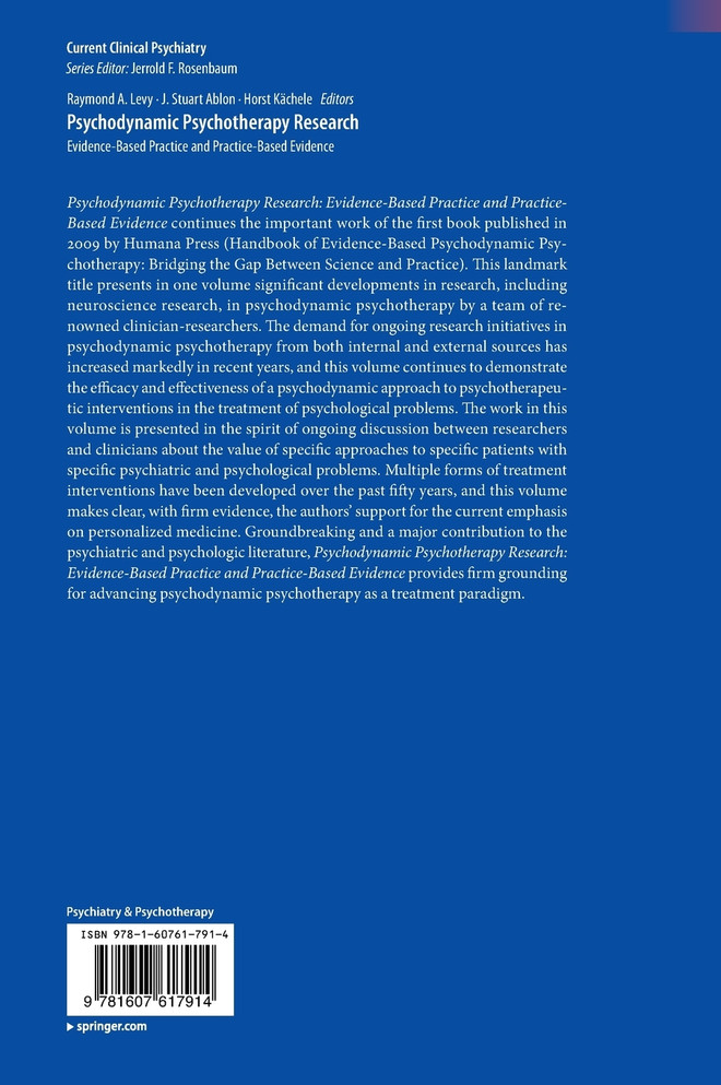 Psychodynamic Psychotherapy Research