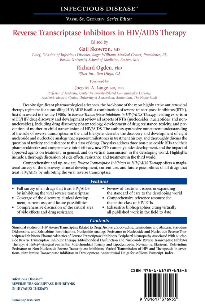 Reverse Transcriptase Inhibitors in HIV/AIDS Therapy
