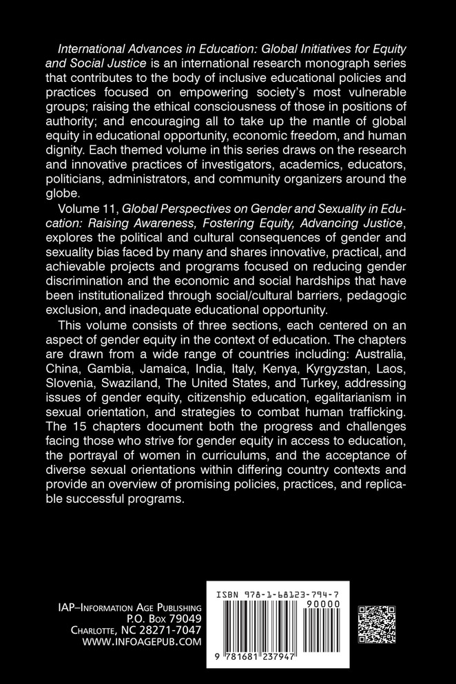 Global Perspectives on Gender and Sexuality in Education