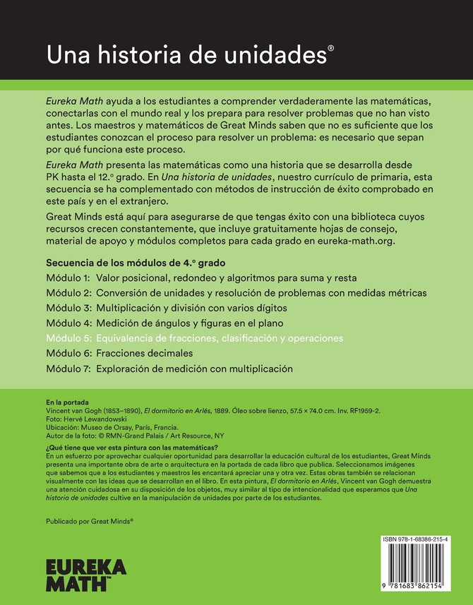 Spanish - Eureka Math - Grade 4 Student Edition Book #3 (Module 5)