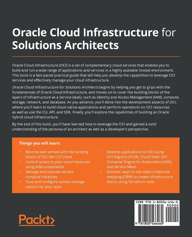 Oracle Cloud Infrastructure for Solutions Architects