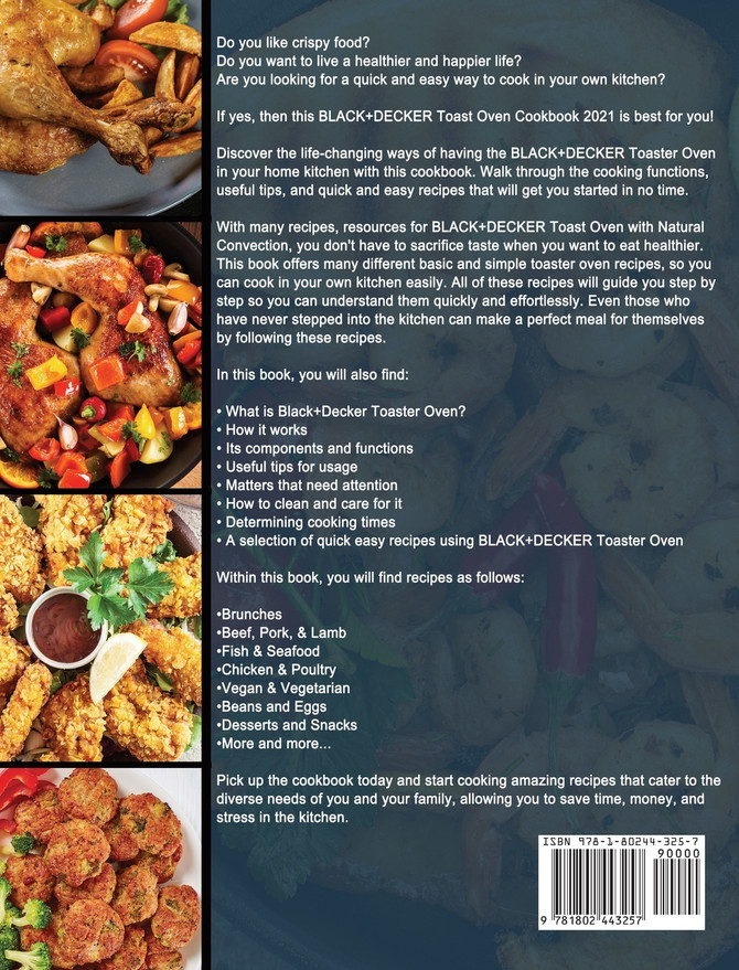 BLACK+DECKER Toast Oven Cookbook 2021