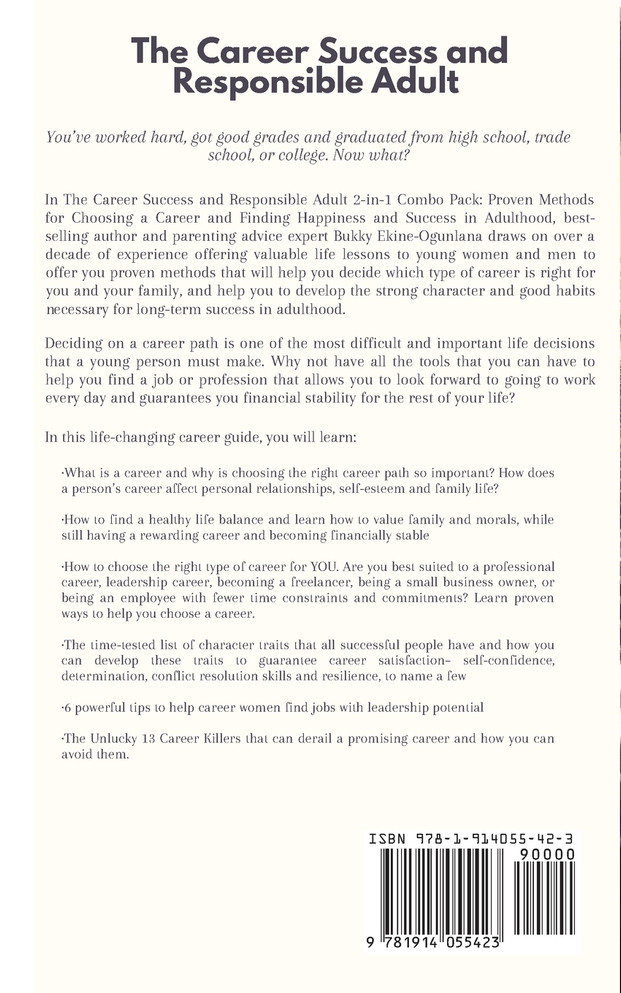 The Career Success and Responsible Adult 2-in-1 Combo Pack