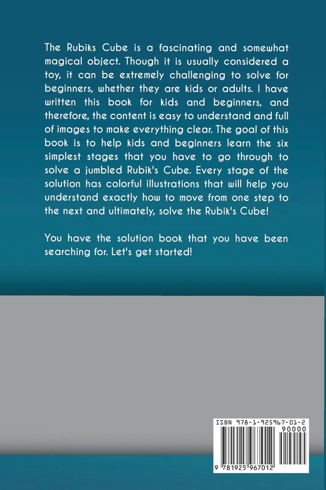 Rubik's Cube Solution Book For Kids