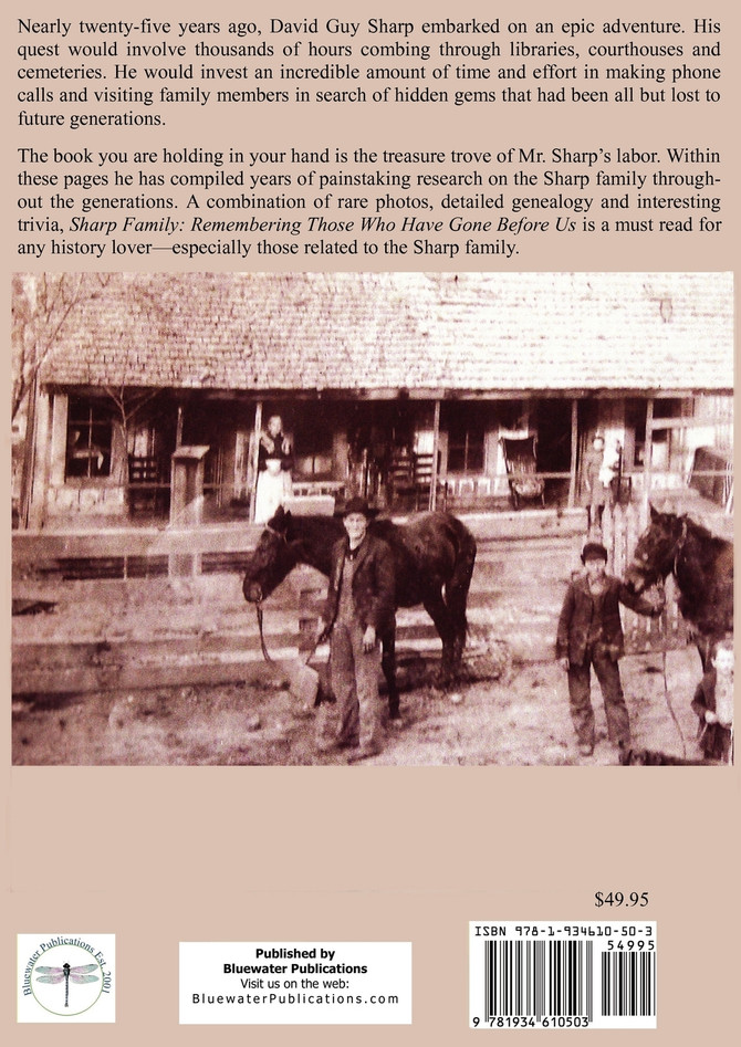 Sharp Family - Patrick County, Virginia to Lauderdale County, Alabama and Beyond