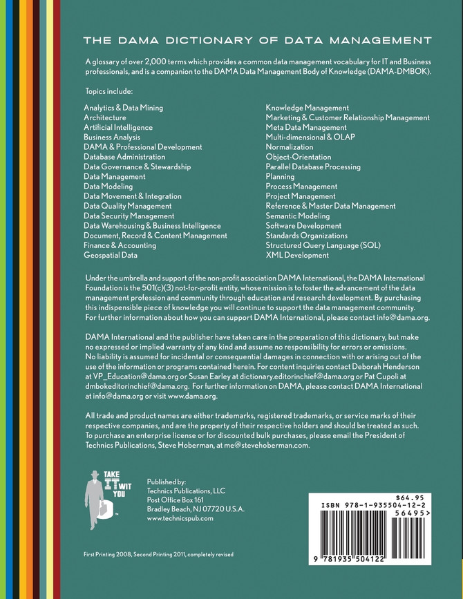 The DAMA Dictionary of Data Management, 2nd Edition