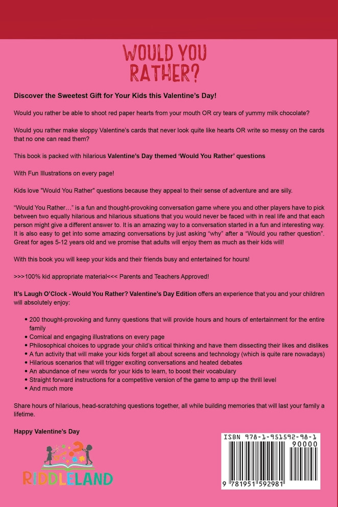 It's Laugh O'Clock - Would You Rather? Valentine's Day Edition