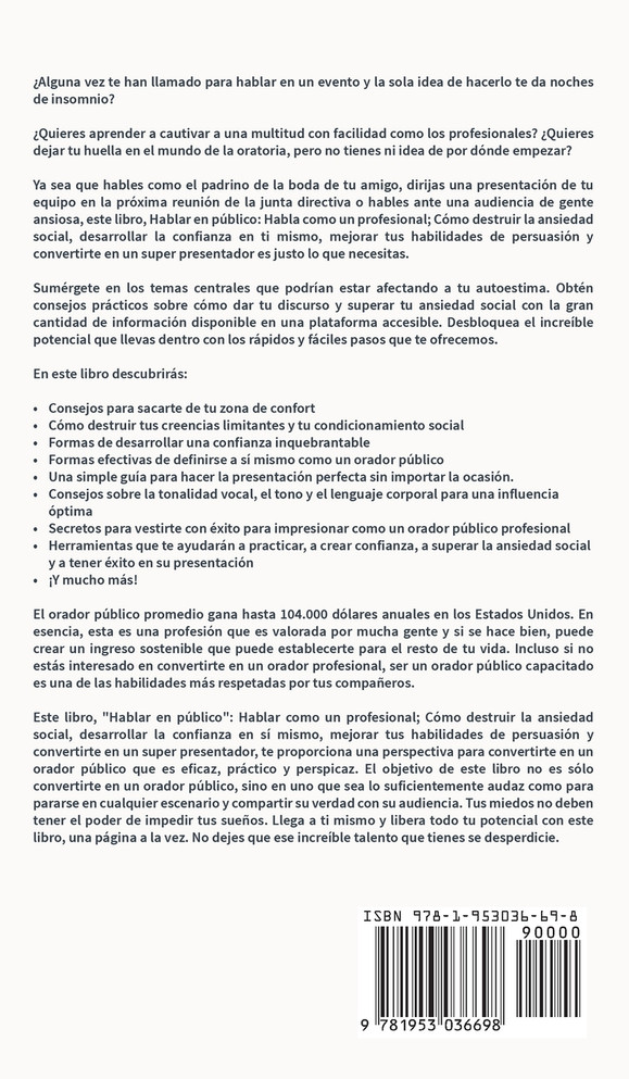 Hablar en público