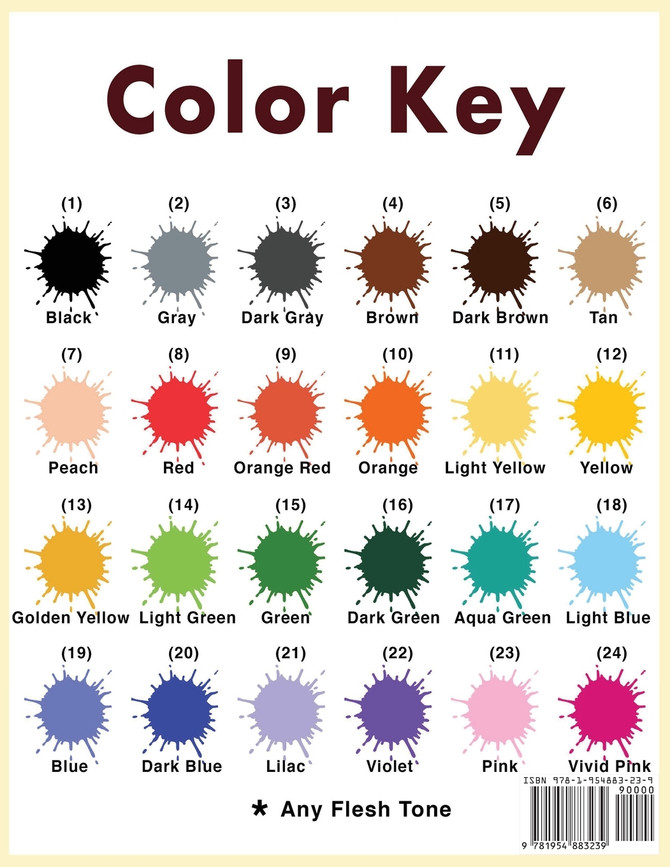 Interior Design Adult Color by Number Coloring Book