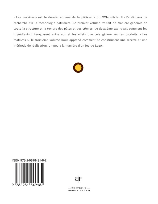 La pâtisserie du XIXe siècle, les matrices